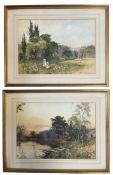M. R. JONES - PAIR OF EARLY 20TH CENTURY BRITISH SCHOOL WATERCOLOUR PAINTINGS