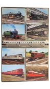 RAILWAY INTEREST - MID 20TH CENTURY AMATEUR PHOTOGRAPHY ALBUM OF TRAINS / TRAMS
