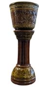 BAY KERAMIK - VINTAGE MID 20TH CENTURY WEST GERMAN PLANTER / JARDINIERE