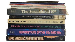 ELVIS PRESLEY - COLLECTION OF VINTAGE 20TH CENTURY LP LONG VINYL RECORD ALBUMS