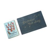 1924 WESTERN ELECTRIC COMPANY MAH JONG CARD SET & ANOTHER GAME