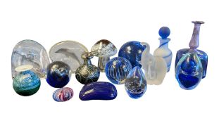 COLLECTION OF 20TH CENTURY STUDIO ART GLASS