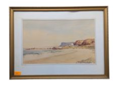 SAM MCLARNON (IRISH 1924 - 2012) - 20TH CENTURY BEACH WATERCOLOUR PAINTING