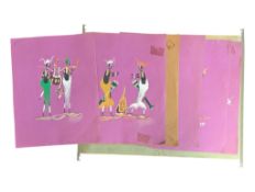 COLLECTION OF 20TH CENTURY AFRICAN TRIBAL PAINTINGS ON PAPER