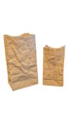 HARVEY CRAFT - TWO CONTEMPORARY CERAMIC PAPERBAG SCULPTURES
