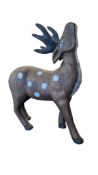 20TH CENTURY PAPIER MACHE REINDEER FIGURE