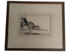 SIR MUIRHEAD BONE (SCOTTISH 1876-1953) - 20TH CENTURY LANDSCAPE DRAWING