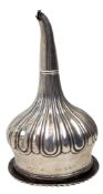 GEORGE III HALLMARKED SILVER STRAINER WINE FUNNEL 1828, LONDON
