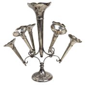 20TH CENTURY GEORGE V HALLMARKED SILVER SEVEN BRANCH EPERGNE