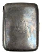 A 19TH CENTURY VICTORIAN HALLMARKED SILVER CIGARETTE CASE