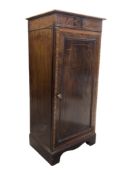 EDWARDIAN INLAID MAHOGANY POT CUPBOARD