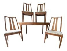MID CENTURY 1970S TEAK NATHAN DINING SUITE
