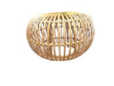 FRANCO ALBINI - 20TH CENTURY BAMBOO LOBSTER POT STOOL
