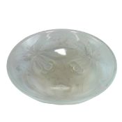 ART DECO FRENCH OPALESCENT BOWL, SIGNED G VALLON
