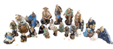 COLLECTION OF 20TH CENTURY CHINESE SHIWAN PORCELAIN CERAMICS FIGURINES