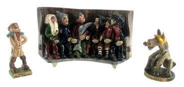 ALAN YOUNG FOR RUNNAFORD POTTERY - THREE LATE 20TH CENTURY FIGURES