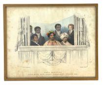 J. W. GEAR - 19TH CENTURY COLOURED ENGRAVING OF THEIR MAJESTIES
