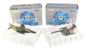 DIECAST - x2 COLLECTION ARMOUR 1/48 SCALE MODEL AEROPLANES