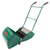 WEBB - VINTAGE METAL TOY PUSH ALONG LAWN MOWER