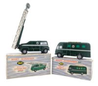 DIECAST - x2 BOXED DINKY SUPERTOYS B.B.C TV 969 & 967 MODELS