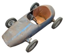 PEDAL CAR - VINTAGE FRENCH DEVILLAINE BROTHERS TINPLATE PEDAL CAR