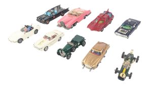 DIECAST - CORGI AND DINKY TOYS TV/FILM INTEREST MODEL VEHICLES