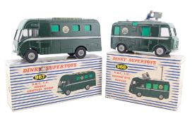 DIECAST - x2 DINKY TOYS B.B.C TV 968 & 967 DIECAST MODELS