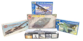 MODEL KITS - x5 BOXED AIRFIX, REVELL, & FUJIMI MODEL KITS