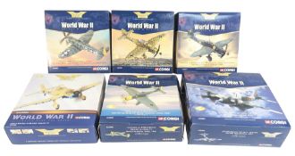 AVIATION ARCHIVE - x6 BOXED 1/72 SCALE DIECAST MODEL PLANES