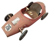 PEDAL CAR - VINTAGE TRIANG VANWALL PEDAL CAR