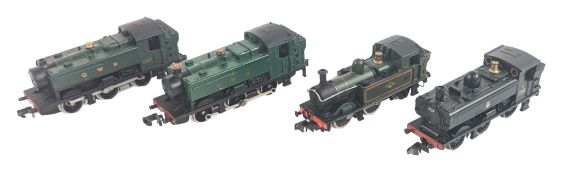 MODEL RAILWAY - x4 N GAUGE DAPOL, GRAHAM FARISH & OTHER TANK LOCOS