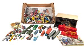 DIECAST - COLLECTION OF VINTAGE DINKY, CORGI & OTHER MODELS & LOCOS