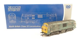 MODEL RAILWAY - DAPOL OO GAUGE CLASS 22 WEATHERED LOCOMOTIVE