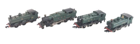 MODEL RAILWAY - x4 N GAUGE LOCOMOTIVE TANK ENGINES