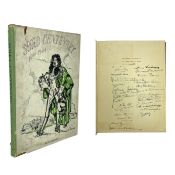 SOHO HOSPITAL FOR WOMEN - [1944] SOHO CENTENARY: A GIFT FROM ARTISTS, WRITERS AND MUSICIANS, SIGNED