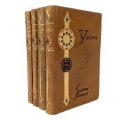 CONRAD, JOSEPH - 1926-29 COLLECTION OF FOUR NOVELS IN DECORATIVE LEATHER BINDINGS