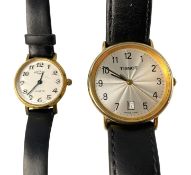 TISSOT GENTLEMAN'S GOLD PLATED WATCH & ANOTHER