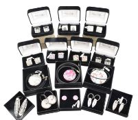 ALLISON WIFFEN - LARGE COLLECTION OF WHITE METAL & CERAMIC JEWELLERY