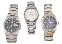 COLLECTION OF THREE SEIKO WRISTWATCHES