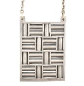 JORGEN JENSEN DANISH PEWTER PENDANT NECKLACE