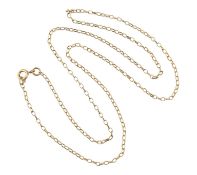 HALLMARKED 9CT GOLD CHAIN LINK NECKLACE