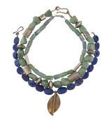 COLLECTION OF GEM BEAD NECKLACES