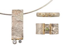 ANNE MORGAN - PENDANT NECKLACE & RINGS