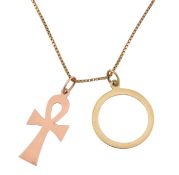 9CT GOLD PENDANT NECKLACE