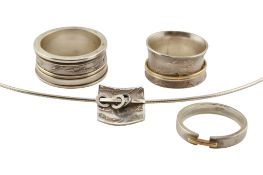 SHONA CARNEGIE RINGS & NECKLACE