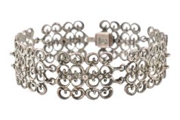 FINNISH KULTASEPAT SALOVAAR 830 SILVER PANEL BRACELET