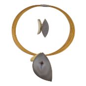 CONTEMPORARY ULLA HORNFELDT NECKLACE & RING