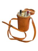 EARLY 20TH CENTURY CAMPAIGN TRAVELLING DRINKS FLASKS & SHOT GLASSES