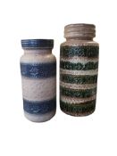 BAY / SCHEURICH - WEST GERMAN - TWO VINTAGE CERAMIC VASES