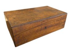 19TH CENTURY VICTORIAN MAHOGANY WRITING SLOPE